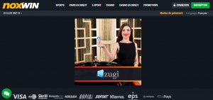 Noxwin Live casino
